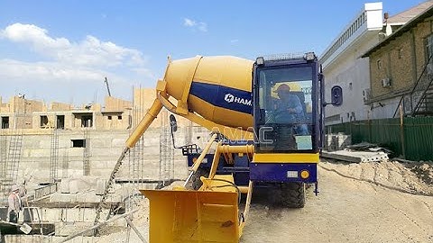 HMC350 3.5m3 Self-loading concrete mixer for sale