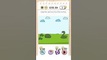 Brain Test Level 259 || Help Him Defend The Little Turtles.