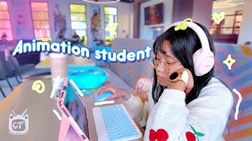 First Day of Uni 🌸 3D Character Modeling class 🥕