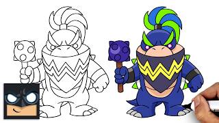 how draw wonder bowser junior super mario