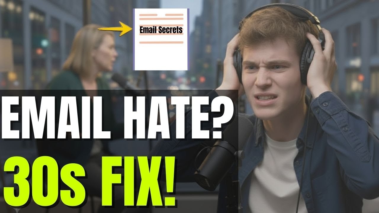 How to Write Professional Emails in 30 Seconds (Level B1 | English Conversation Practice)