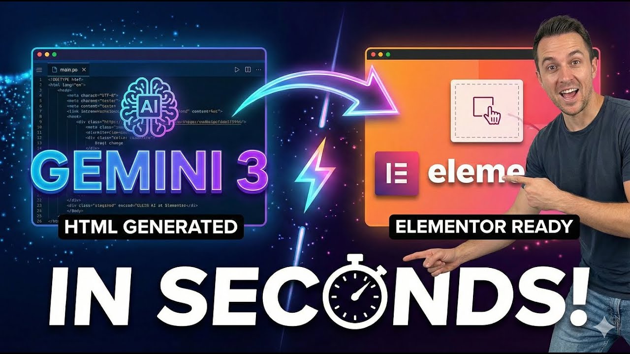 Gemini 3 to Elementor in Seconds!