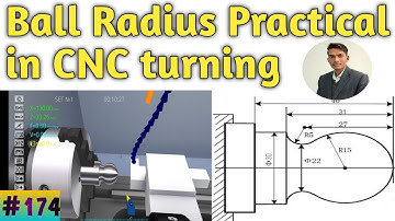 Ball radius programming practical || what is ball radius || How to cut ball radius in cnc machine||