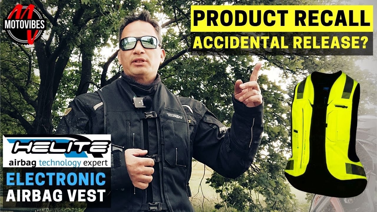 PRODUCT RECALL Accidental Airbag Release? // HELITE ETURTLE Electronic