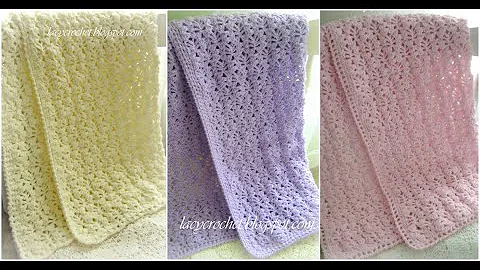 Learn Stunning Lacy Stitch for Baby Blanket & More! Crochet Tutorial