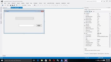 ComboBox Control in C Sharp. C# Tutorial in Hindi