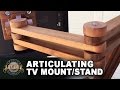 DIY Articulating TV Mount/Stand ~ Artismia Wood Working