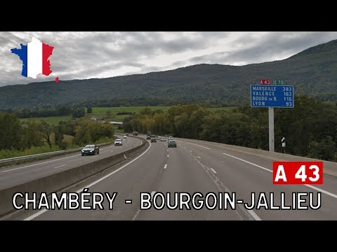 France (F): A43 Chambéry - Bourgoin-Jallieu