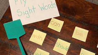 Sight Words - Activity 9 - Fly Swat Sight Words - With Mrs. Guinan