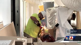 An inside look at Brooks Global Elementary, Guilford County schools under construction