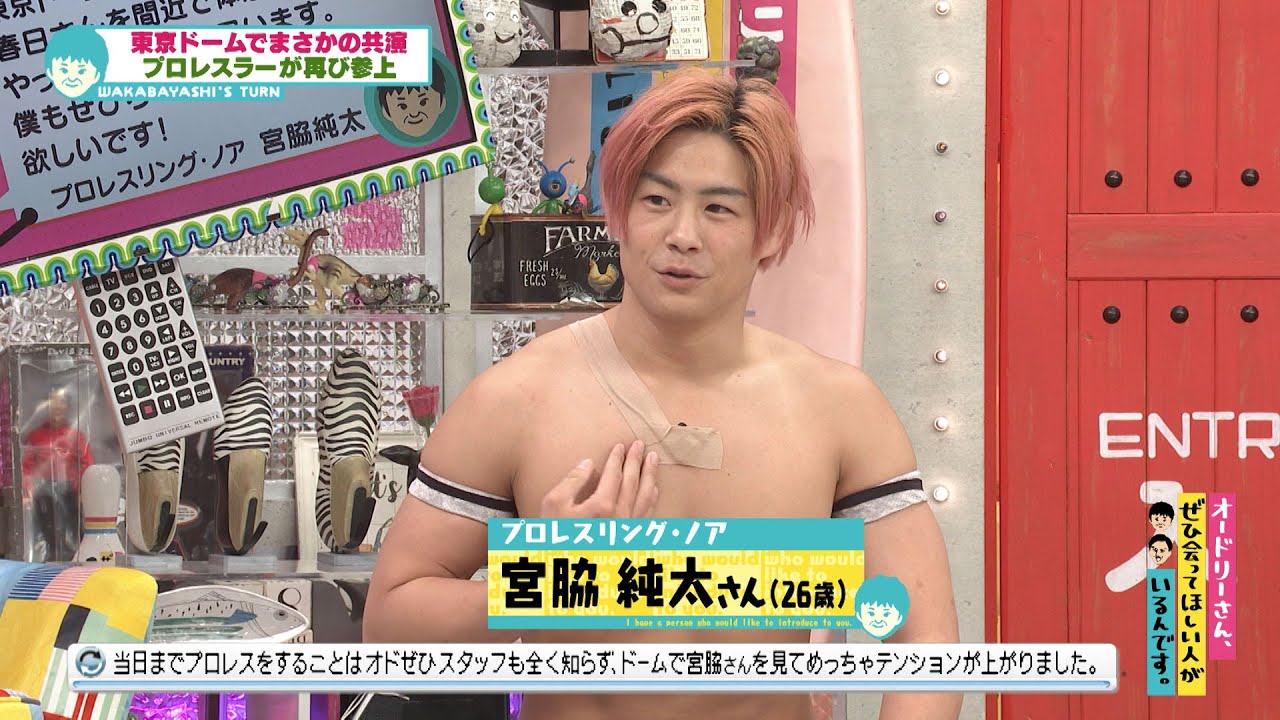 東京ドームライブで共演！プロレスラーが春日へ再戦要求(オードリーさん、ぜひ会ってほしい人がいるんです。)