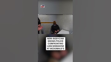 Bodycam shows police approaching Luigi Mangione