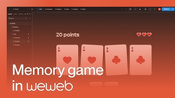 Memory game in WeWeb
