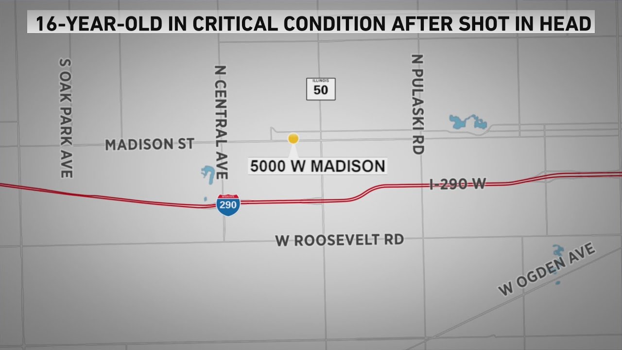 Teen in critical condition after being shot in head on West Side - YouTube