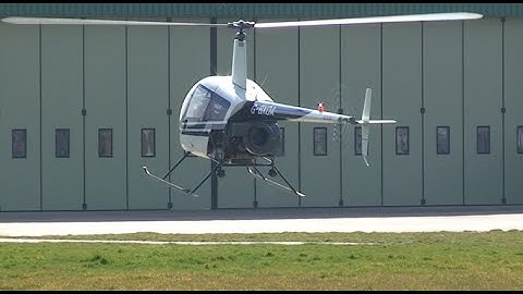 Pick Up To Hover and Taxi   Robinson R22