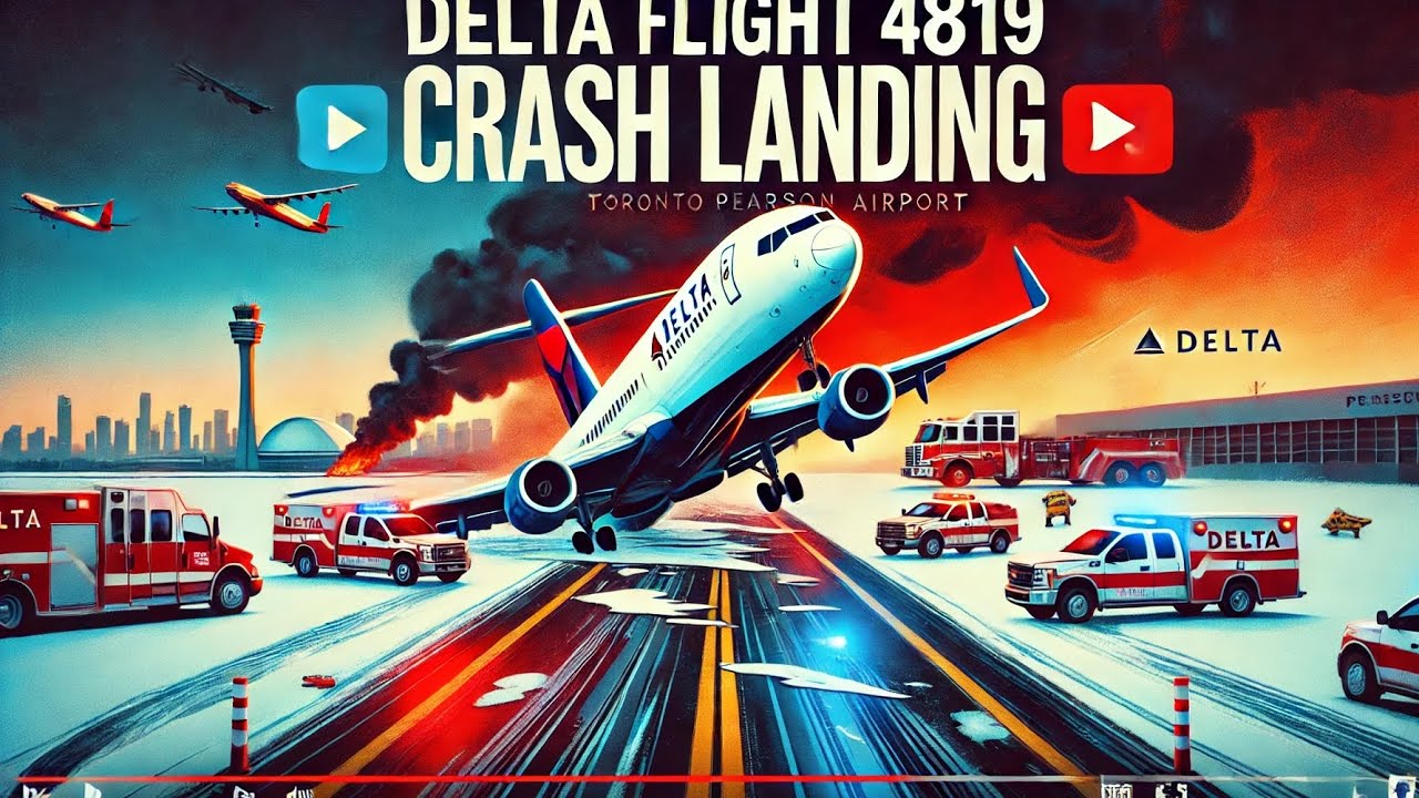 Delta Flight 4819 Crash Landing – The Full Story | Miracle at Toronto Pearson Airport.