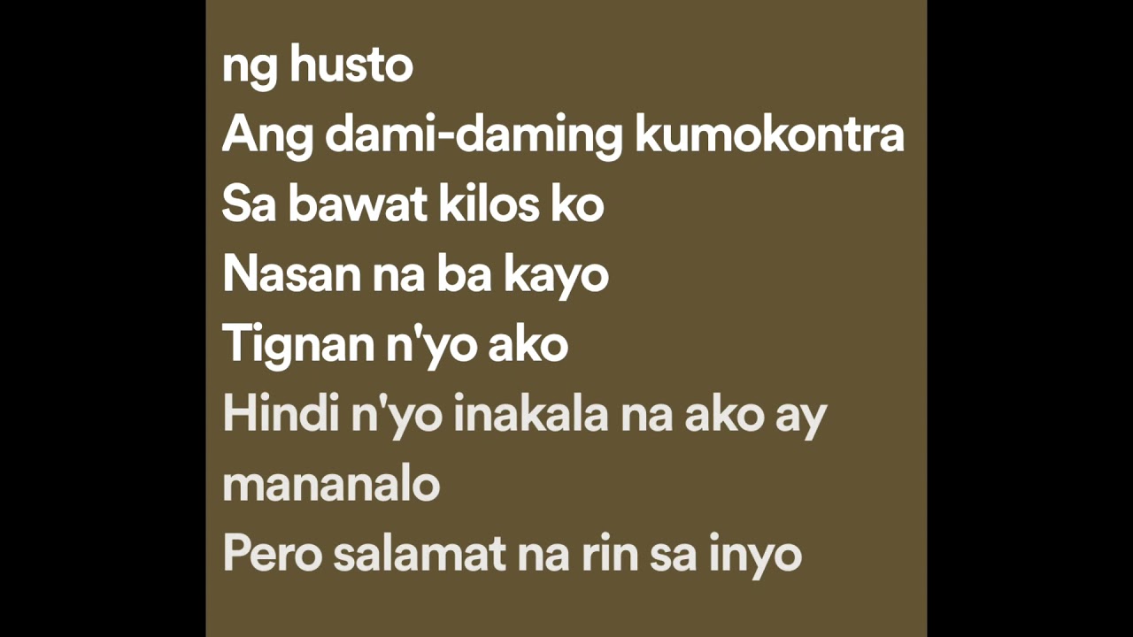 Eraserheads Sa Wakas (Lyrics) YouTube