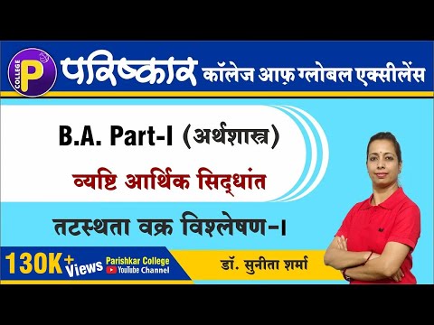 व्यष्टि आर्थिक सिद्धांत | B.A. Part 1 | अर्थशास्त्र | Best B.A. College In Rajasthan