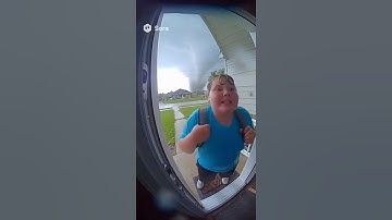 Kid gets blown away by a tornado 😭 #soraai #ai #funny