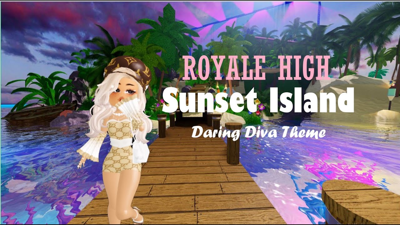 Royale High Sunset Island | Daring Diva Theme Idea - YouTube