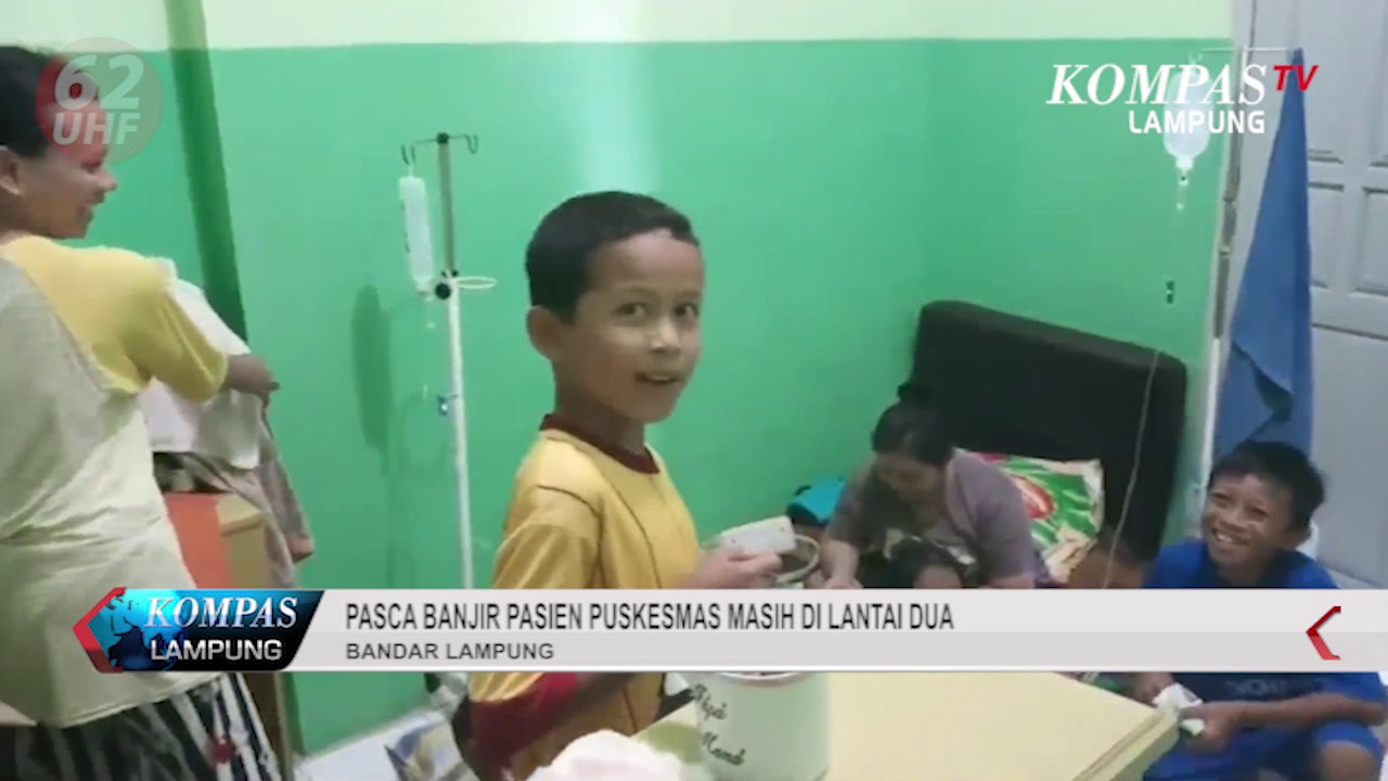 PASCA BANJIR PASIEN PUSKESMAS MASIH DI LANTAI DUA