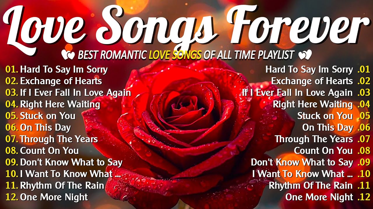 Romantic Love Songs 80s & 90s 💖 Best Old Love Songs 80s & 90s 🎶 Love Songs Of All Time Playlist