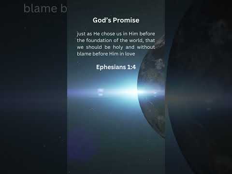 Chosen And Set Apart: Embracing Your Divine Identity In Christ — Ephesians 1:4 2 YouTube video thumbnail