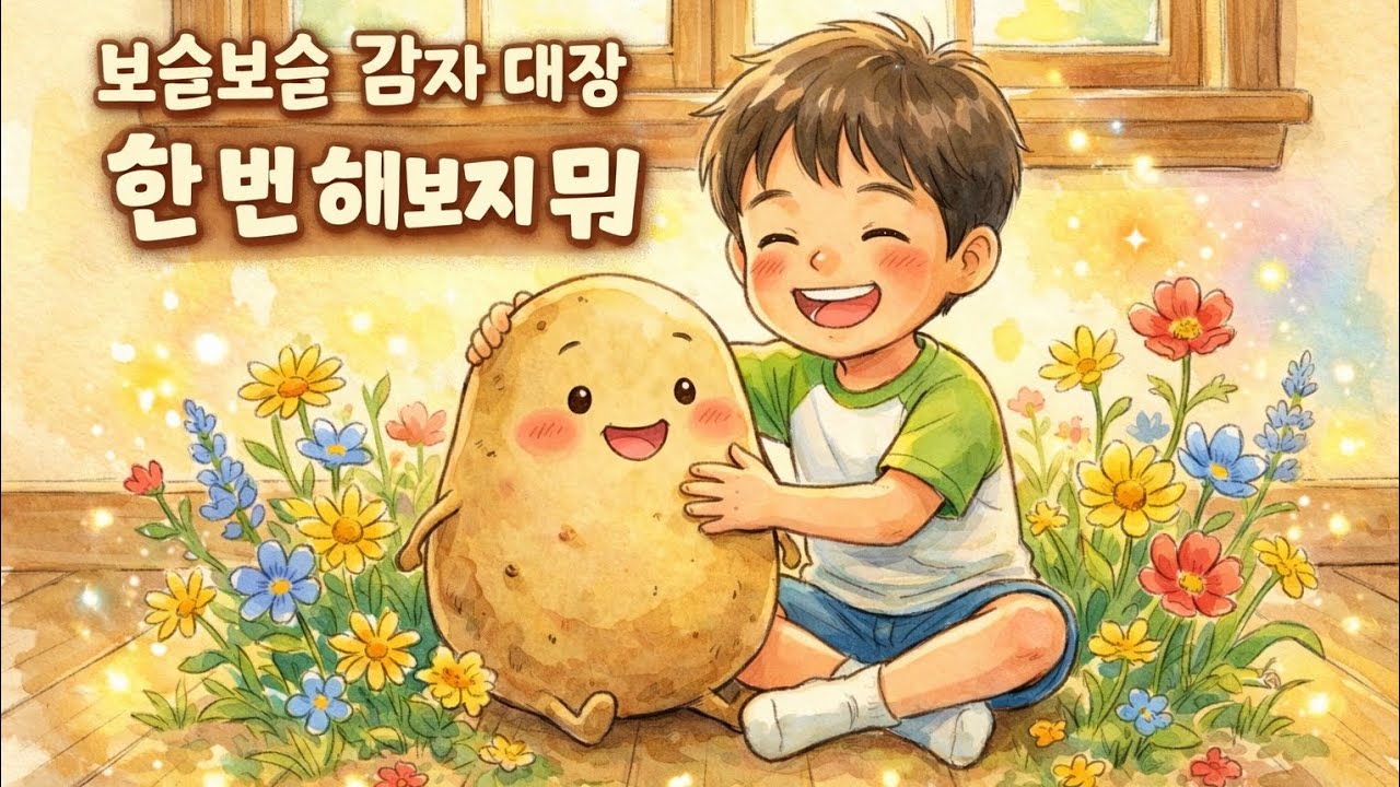 [40개월 아기를 위한 맞춤 동화] 보슬보슬 감자 대장의 한 번 해보지 뭐
