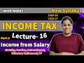 #6 L-6 Income From Salary (Gratuity, Pension, Leave Encashment Rules, Retrenchment Compensation)Hind