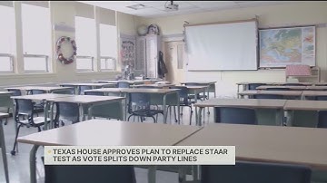 Texas House approves plan to replace STAAR test