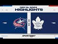 NHL Highlights | Blue Jackets vs. Maple Leafs - December 14, 2023 image