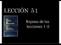 Lección 51 Un Curso de Milagros