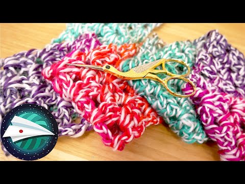 Crochet | Summer V-pattern scarf | Easy | Alternating V-pattern