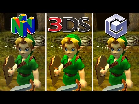 Legend of Zelda Ocarina of Time (1998) vs. (2017) Graphics