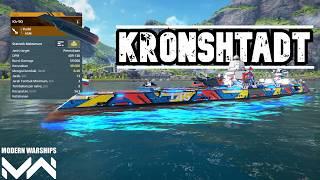 RF Kronshtadt Gameplay | Missile VIP BP Terbaru Burst Damage 403K | Modern Warships