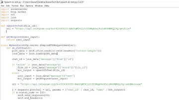 Telegram Bot - Part 9 - App 4 - Speech To Text In Python (IBM Watson API)