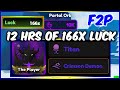 Opening 180 capsules  12 hrs of 166x luck as a f2p in anime champions simulator acs  roblox
