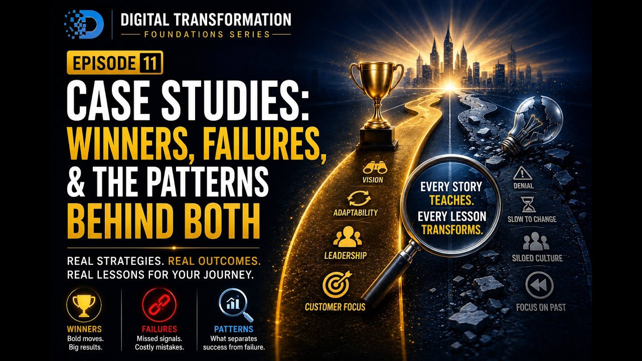 Digital Transformation Case Studies: Winners, Failures & the Patterns Behind Both (Episode 11)