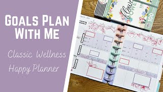 Plan with Me -  Switching up my Wellness Planning - Goal Spread for 3/8-3/14