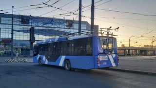 видео: Троллейбус №39 (объезд по Купчинской и Олеко Дундича) ВМЗ-5298.01 «Авангард» б.1068 (20.08.2022) СПб картинка: Троллейбус №39 (объезд по Купчинской и Олеко Дундича) ВМЗ-5298.01 «Авангард» б.1068 (20.08.2022) СПб