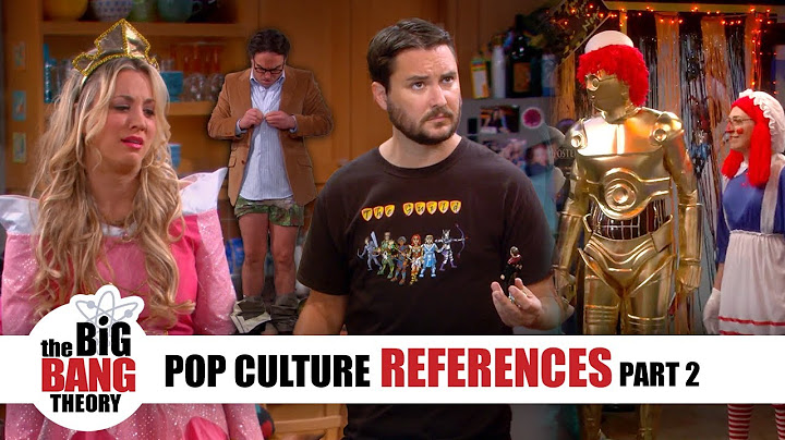 Pop Culture References Part 2 | The Big Bang Theory