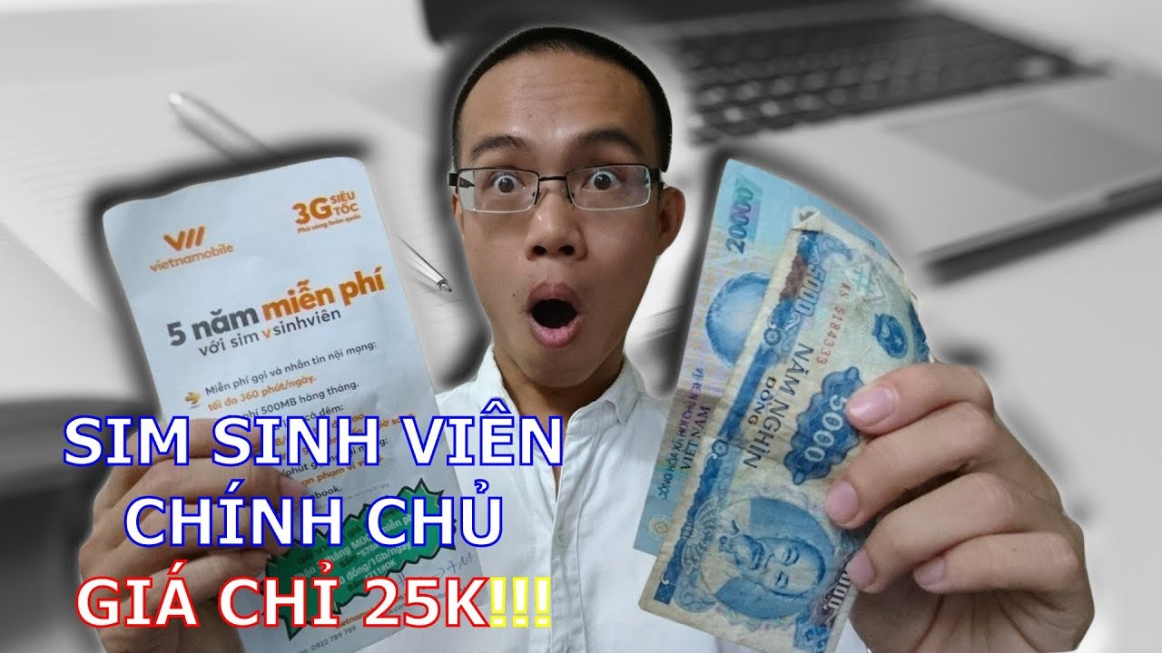 SIM sinh viên Vietnamobile giá CHỈ 25K, bất kể độ tuổi 😮 – ST TECH