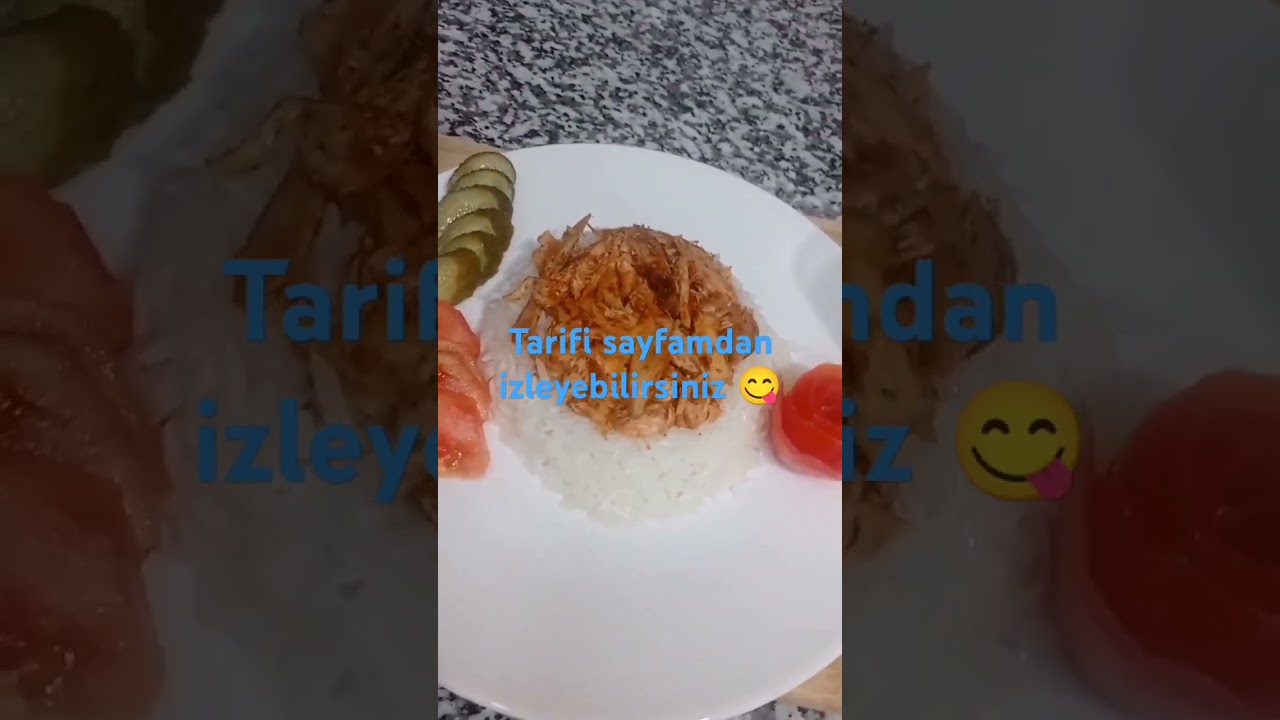 PİLAV ÜSTÜ SOSLU TAVUK TARİFİ; ŞAHANE BİR ANA YEMEK TARİFİ ABONE OLMAYI UNUTMAYIN LÜTFEN ????