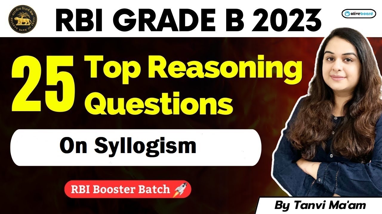 RBI Grade B 2023 Reasoning Class I Most Important RBI Grade B Reasoning Questions on Syllogism