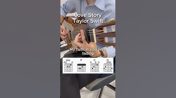 Thumbnail of Part 1 - Love Story by Taylor Swift #guitartutorial #guitarcover #beginner #chords