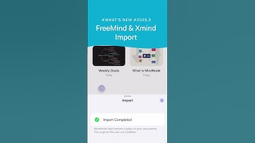 Expanded FreeMind & Xmind Support