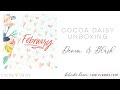 Cocoa Daisy Unboxing - Denim & Blush - February 2021