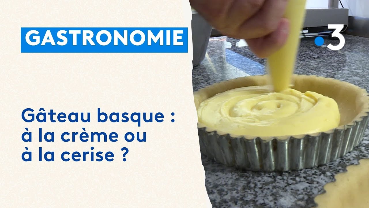 Gâteau basque : à la crème ou à la cerise ?