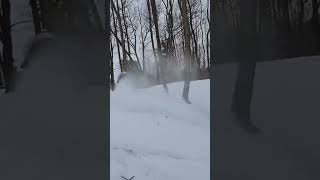CR500 ROLLING IN THE DEEP HOLESHOTS IN THE SNOW