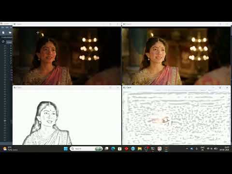 Pencil sketch and frame enhancement using Python programming